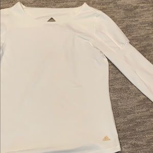 Adidas white long sleev